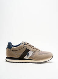Adidași inserții vârf rotund bej U.S. POLO ASSN homme
