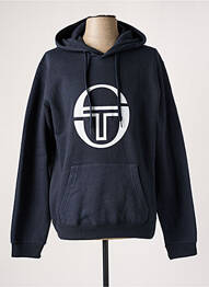 Hanorac cu glugă finisaj cu mansete elastice mâneci lungi negru SERGIO TACCHINI homme