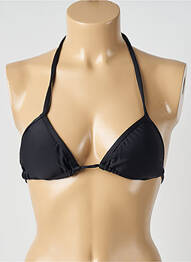 Sutien de costum de baie elasticitate sutien cu susținere înaltă și burete detașabil negru RIO DE SOL femme