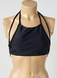 Sutien de costum de baie elasticitate sutien cu susținere înaltă și burete detașabil negru RIO DE SOL femeie