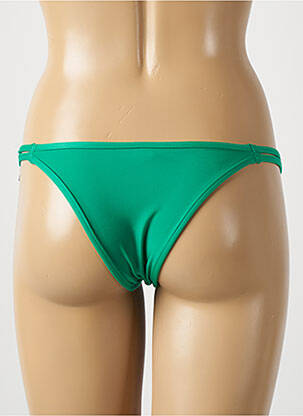 Chiloți de baie efect material satinat bikini verde RIO DE SOL femeie