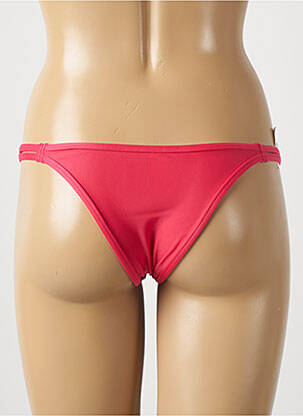 Chiloți de baie efect material satinat bikini roz RIO DE SOL femeie