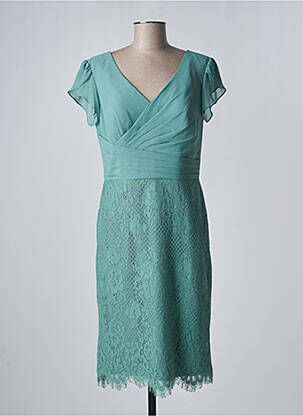 Rochie midi verde FASHION NEW YORK femeie