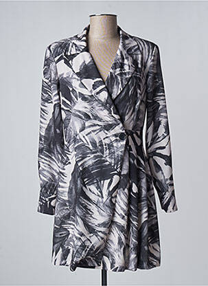 Rochie scurtă gri ANGELA DAVIS femeie