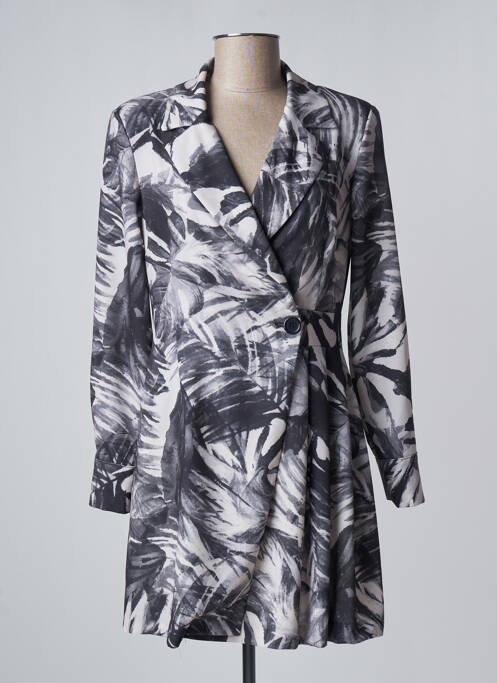 Rochie scurtă gri ANGELA DAVIS femeie