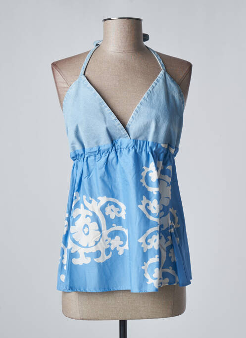 Top albastru ANGELA DAVIS femeie