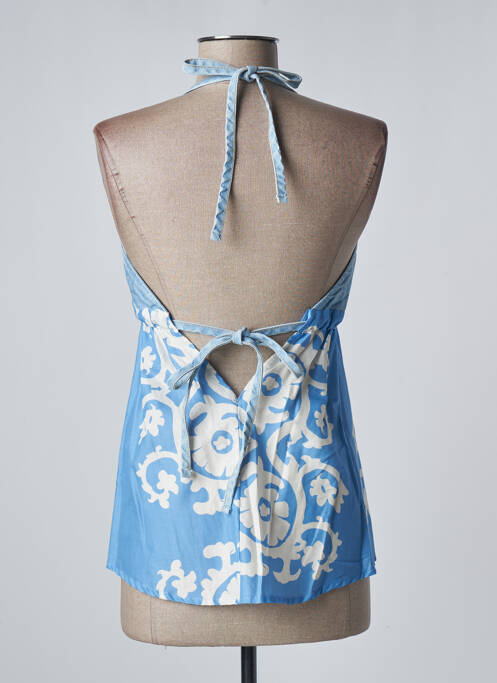 Top albastru ANGELA DAVIS femeie