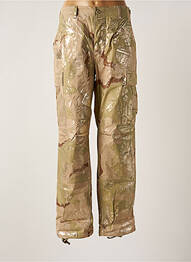 Pantalon cargo buzunare bej ANGELA DAVIS femeie