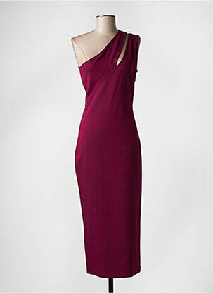 Rochie lungă violet ANGELA DAVIS femeie