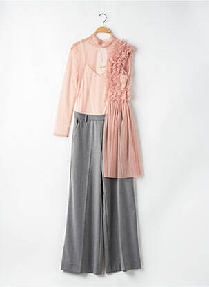 Salopetă-pantalon gri ANGELA DAVIS femeie