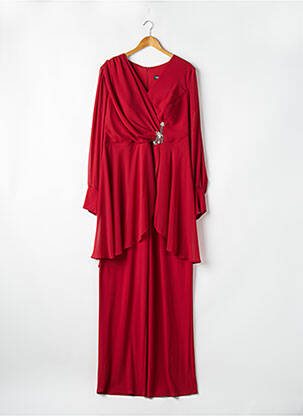 Salopetă-pantalon roșu FASHION NEW YORK femeie