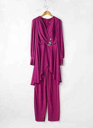 Salopetă-pantalon violet FASHION NEW YORK femeie