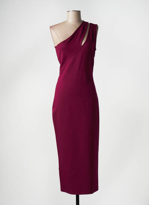 Rochie lungă violet ANGELA DAVIS femeie