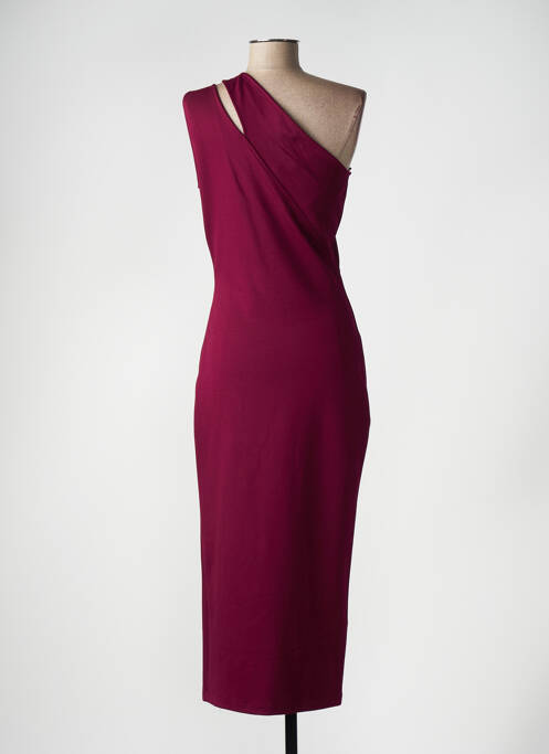 Rochie lungă violet ANGELA DAVIS femeie