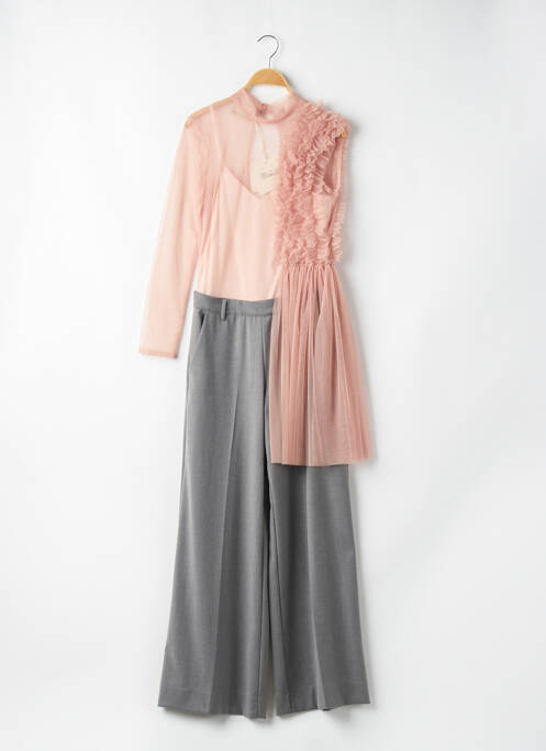 Salopetă-pantalon gri ANGELA DAVIS femeie