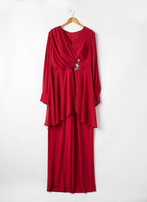 Salopetă-pantalon roșu FASHION NEW YORK femme