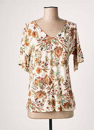 Tricou bej AZAY femeie