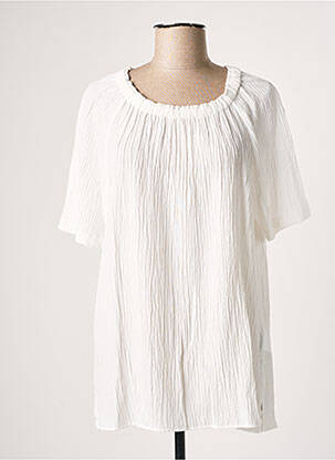 Tunică mâneci scurte alb CECIL femeie