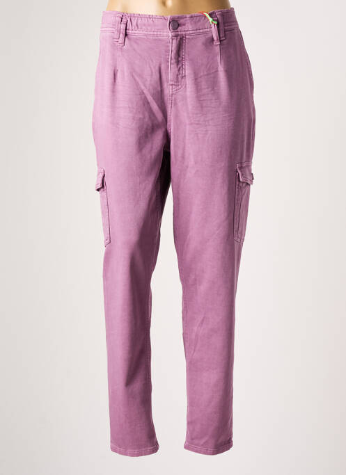 Pantalon cargo violet STREET ONE femeie