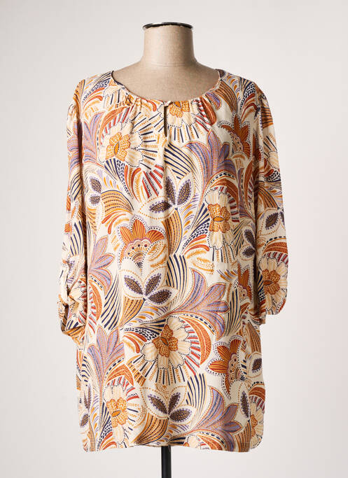 Tunică mâneci lungi bej DIANE LAURY femeie