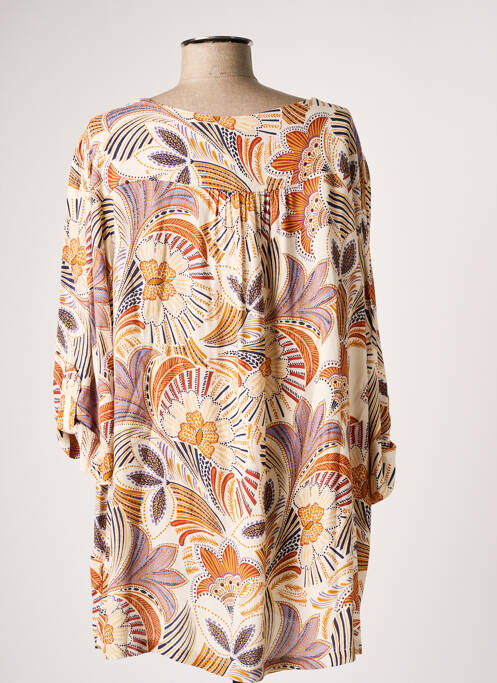 Tunică mâneci lungi bej DIANE LAURY femeie