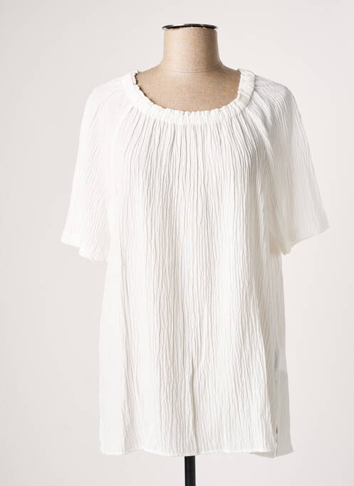 Tunică mâneci scurte alb CECIL femeie