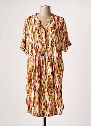 Rochie midi bej CISO femeie