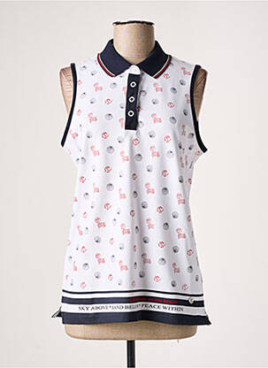 Polo alb HAJO femeie