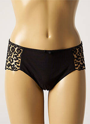 Shorty efect material satinat negru SIMONE X SIMONE PÉRÈLE femme