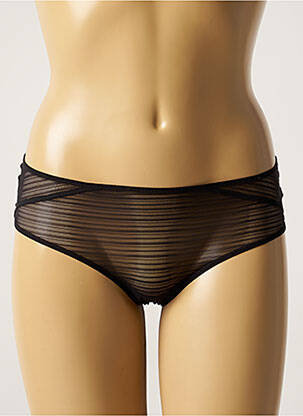 Shorty efect material satinat negru SIMONE X SIMONE PÉRÈLE femeie