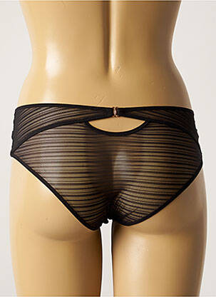 Shorty efect material satinat negru SIMONE X SIMONE PÉRÈLE femeie