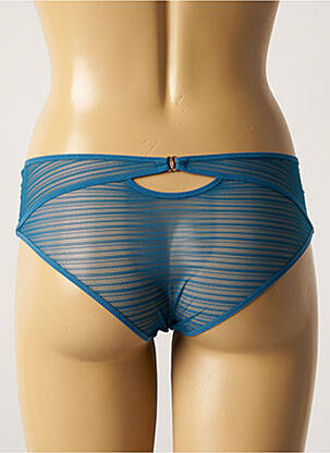 Shorty efect material satinat albastru SIMONE X SIMONE PÉRÈLE femeie
