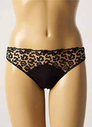 Chilot efect material satinat negru SIMONE X SIMONE PÉRÈLE femme