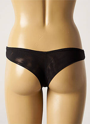 Chilot efect material satinat negru SIMONE X SIMONE PÉRÈLE femeie