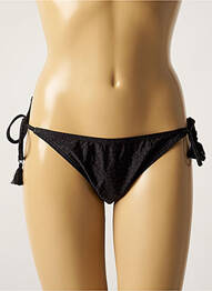 Chiloți de baie țesătură satinată bikini negru BARTS femme