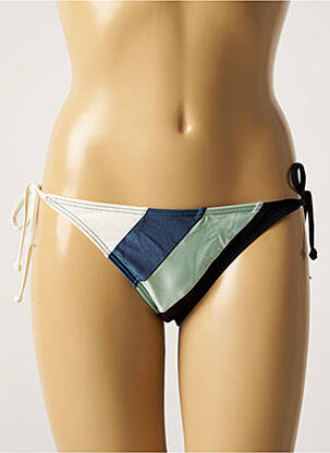 Chiloți de baie efect material satinat bikini verde BARTS femeie