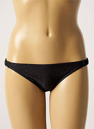 Chiloți de baie efect material satinat bikini negru BARTS femeie