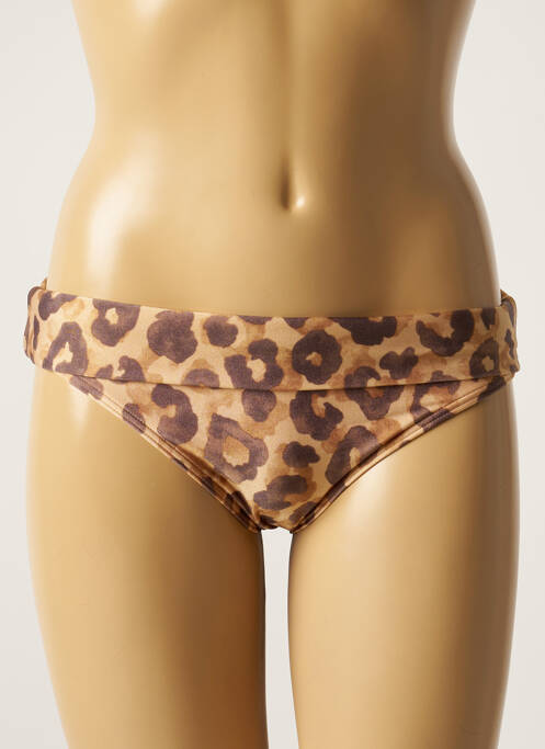 Chiloți de baie țesătură satinată chiloți bej BARTS femme