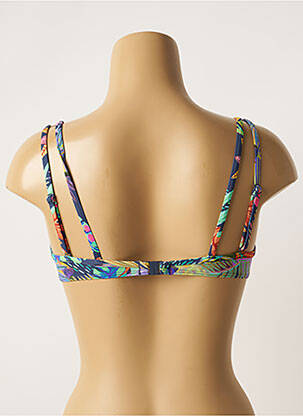 Sutien de costum de baie elasticitate top sutien modelat albastru CHERRY BEACH femeie