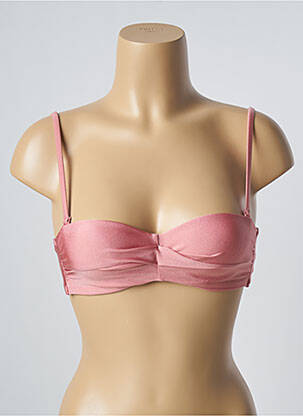 Sutien de costum de baie elasticitate top sutien modelat roz BARTS femeie