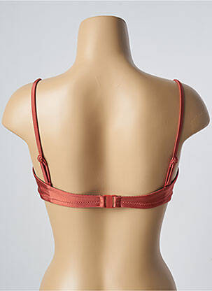 Sutien de costum de baie elasticitate sutien balconet cu decolteu înalt maro BARTS femeie