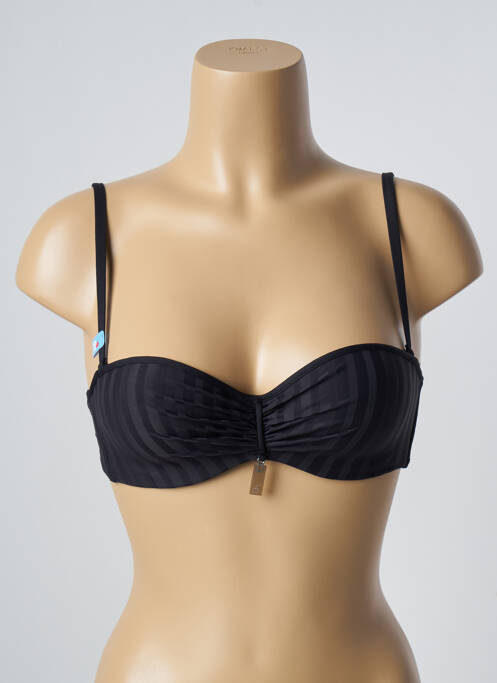 Sutien de costum de baie negru CHERRY BEACH femeie