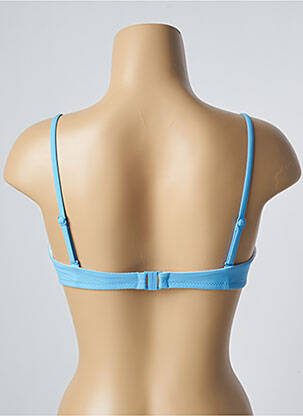 Sutien de costum de baie elasticitate sutien balconet cu decolteu înalt albastru BARTS femeie