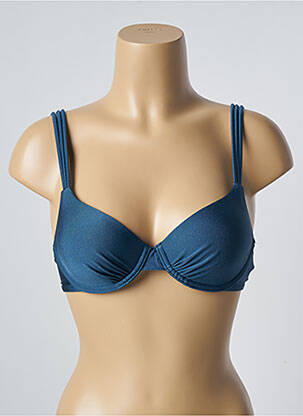 Sutien de costum de baie elasticitate top sutien modelat albastru BARTS femeie
