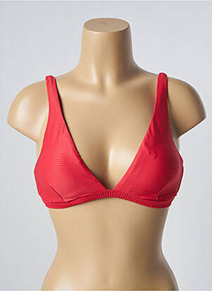Sutien de costum de baie top triunghiuri top triunghiuri roșu BARTS femeie