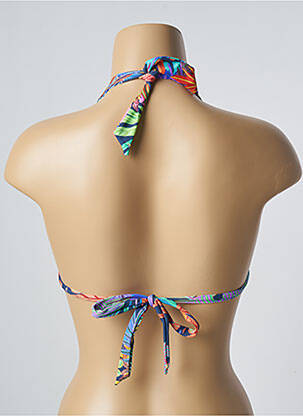 Sutien de costum de baie elasticitate sutien cu susținere înaltă și burete detașabil albastru CHERRY BEACH femeie