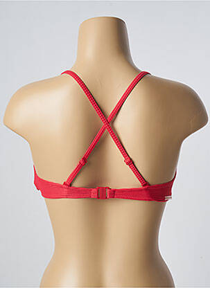 Sutien de costum de baie bretele elastice reglabile sutiene roșu BARTS femeie