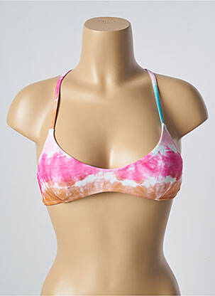 Sutien de costum de baie elasticitate sutien cu susținere înaltă și burete detașabil roz BARTS femeie