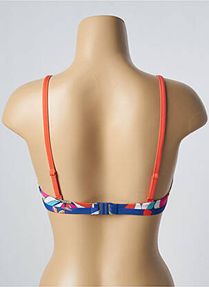 Sutien de costum de baie elasticitate sutien cupe întregi cu decolteu înalt albastru CHERRY BEACH femeie