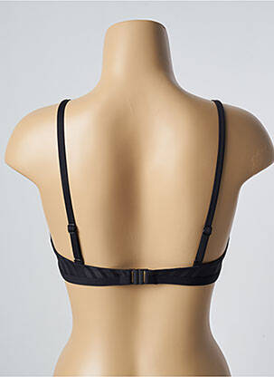 Sutien de costum de baie elasticitate sutien cupe întregi cu decolteu înalt negru CHERRY BEACH femeie